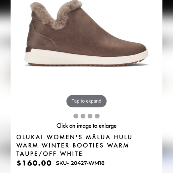 Olukai Women's Leather Malua Hulu Winter Boots - Picture 10 of 14